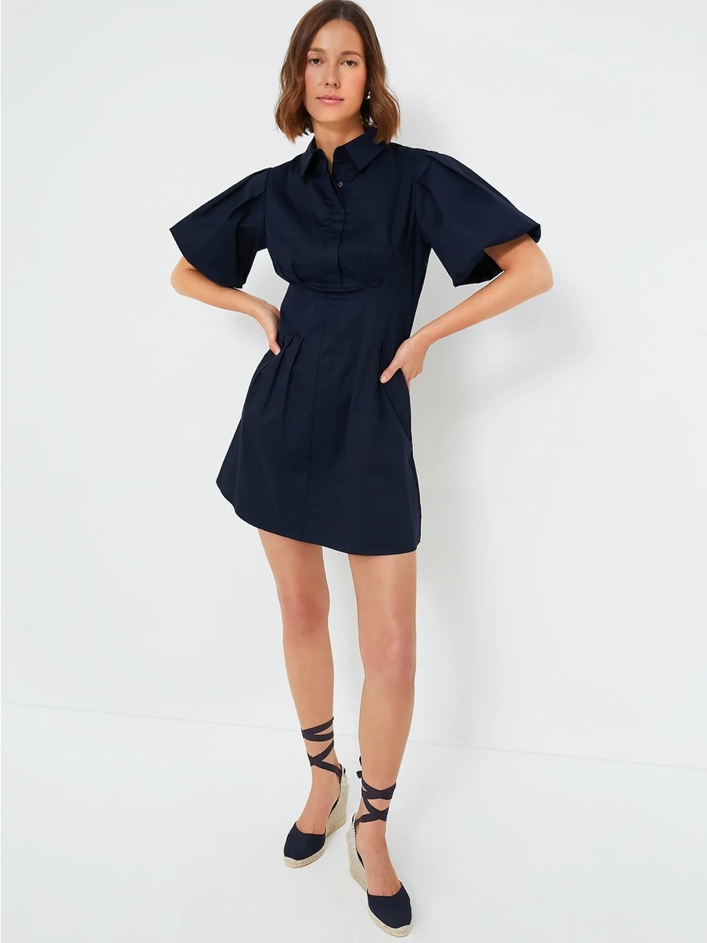 TUCKERNUCK Navy Mini Delaney Dress